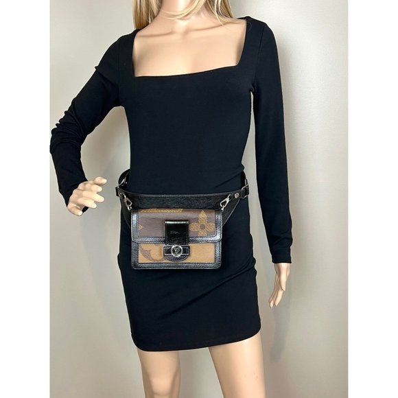 LOUIS VUITTON Reverse Giant Monogram Dauphine Bumbag Clutch - Picture 7 of 15